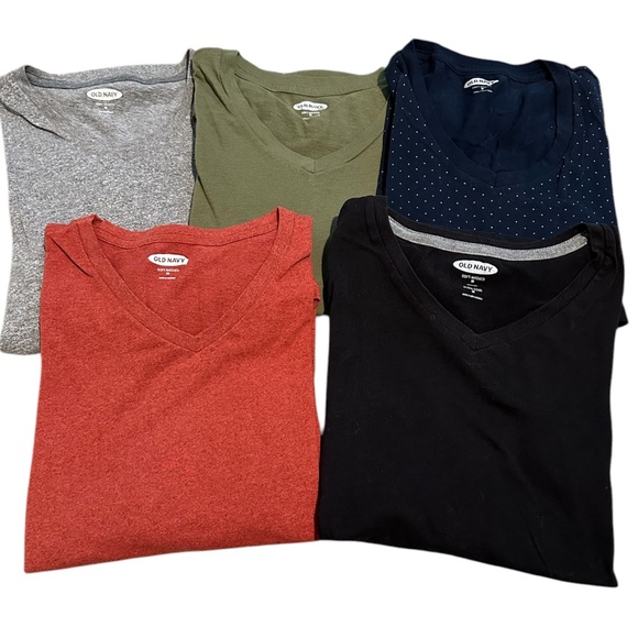 OLD NAVY | 5 Soft Washed Tees - Picture 2 of 3